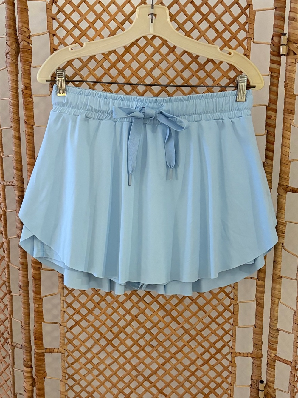 Women’s Light Blue Active Skort with Drawstring Waist
